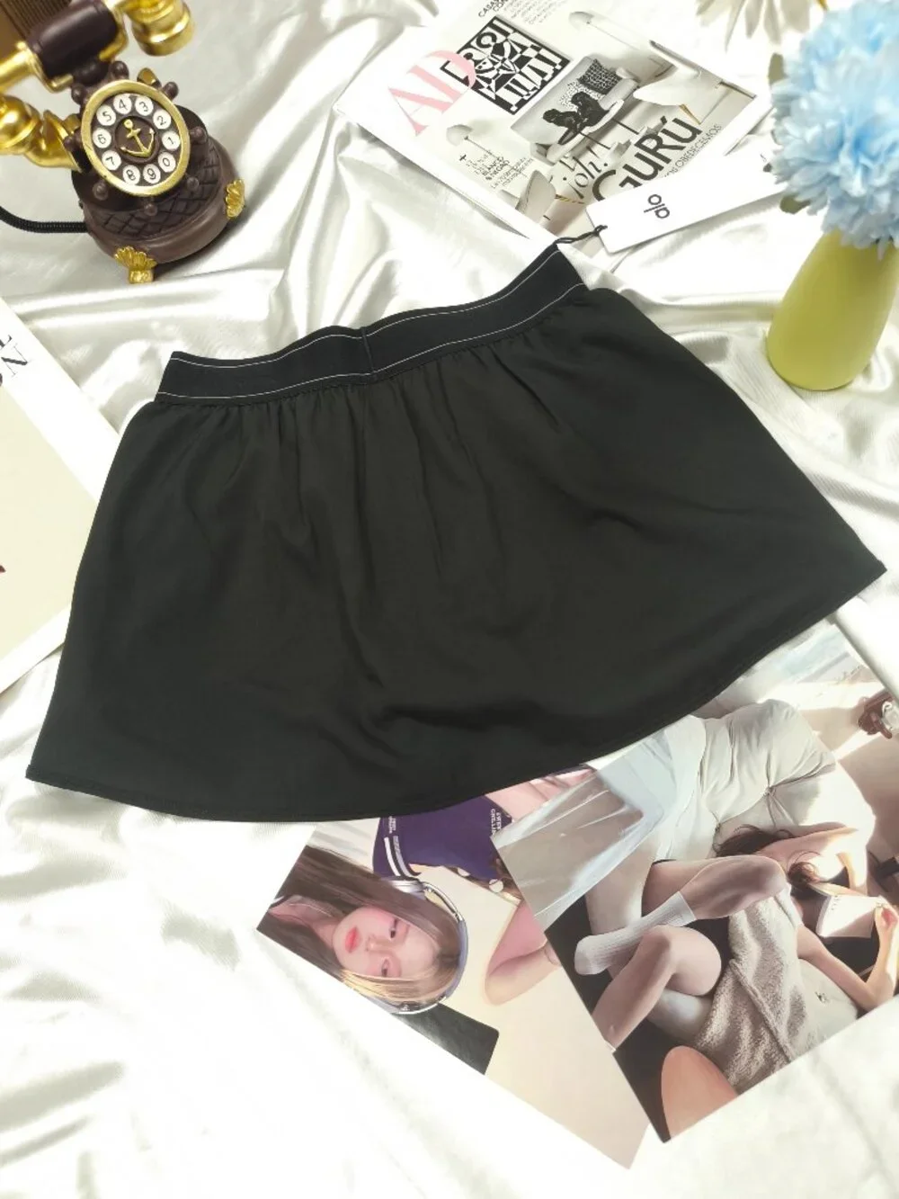 Alo Yoga Black Mini Tennis Skirt🎊Sporty, Everyday and Vacation Favorite🙆🏻‍♀️